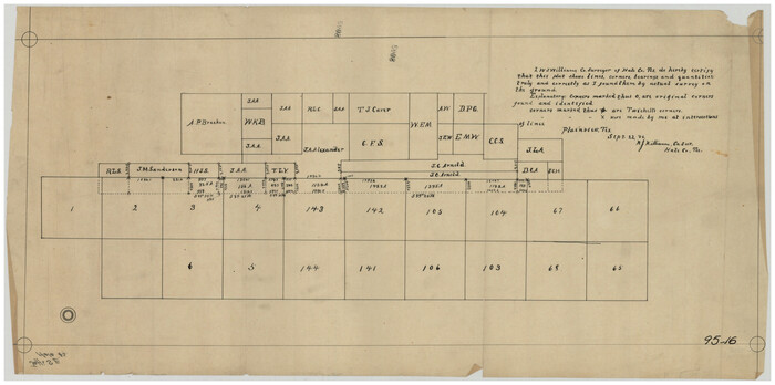 90696, [Portion of Blocks C and C2], Twichell Survey Records