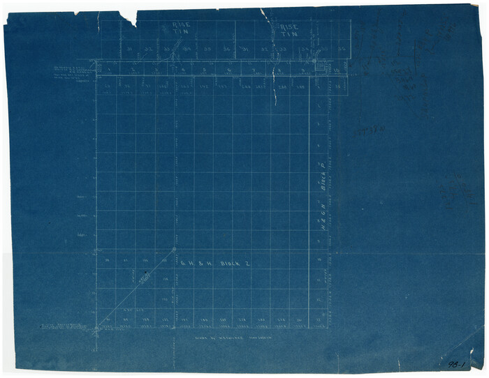 90714, [G. H. & H. Block 2], Twichell Survey Records