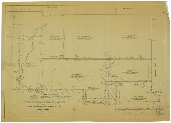 9073, Gregg County Rolled Sketch 22, General Map Collection