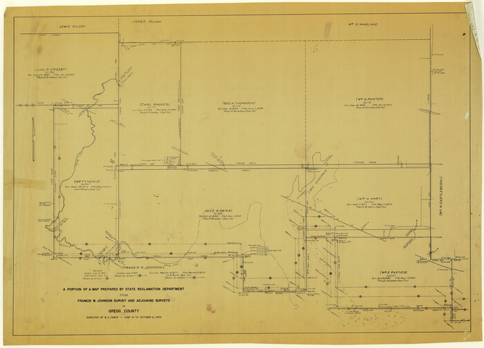 9073, Gregg County Rolled Sketch 22, General Map Collection