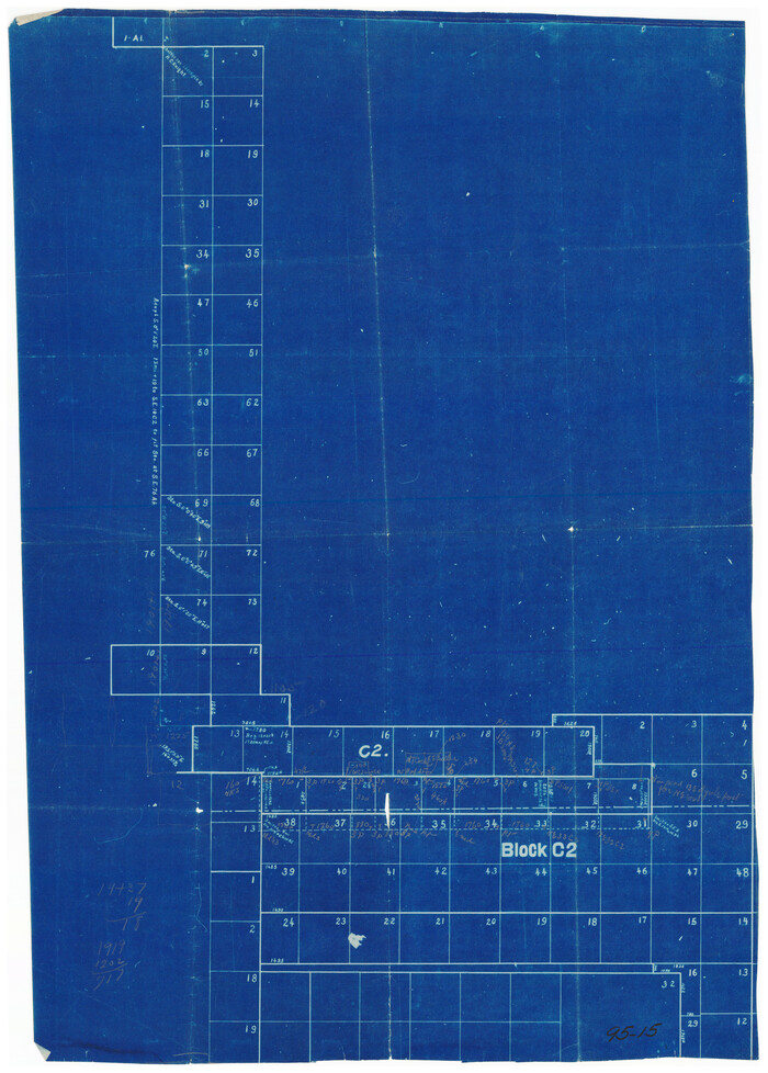 90744, [Part of Block A4, Block C2], Twichell Survey Records