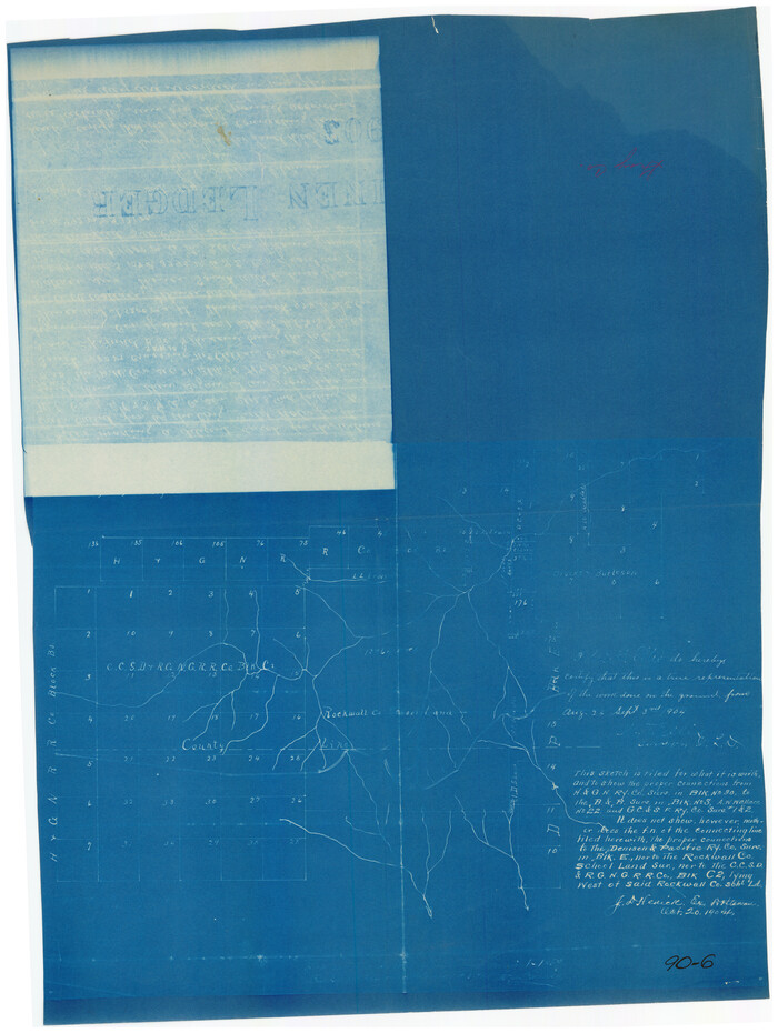 90758, [Rockwall County School Land and adjacent Blocks], Twichell Survey Records