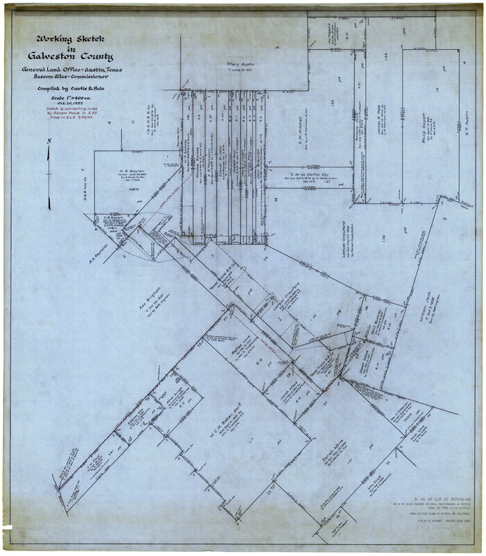 9078, Galveston County Rolled Sketch 16, General Map Collection