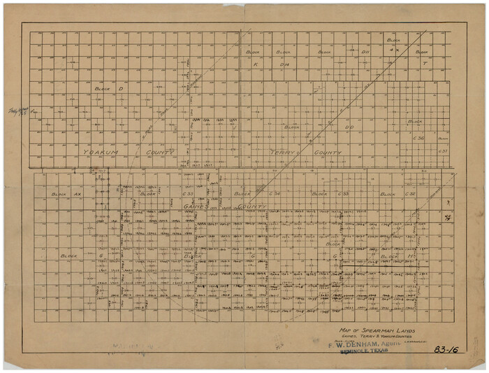 90793, Map of Spearman Lands, Twichell Survey Records