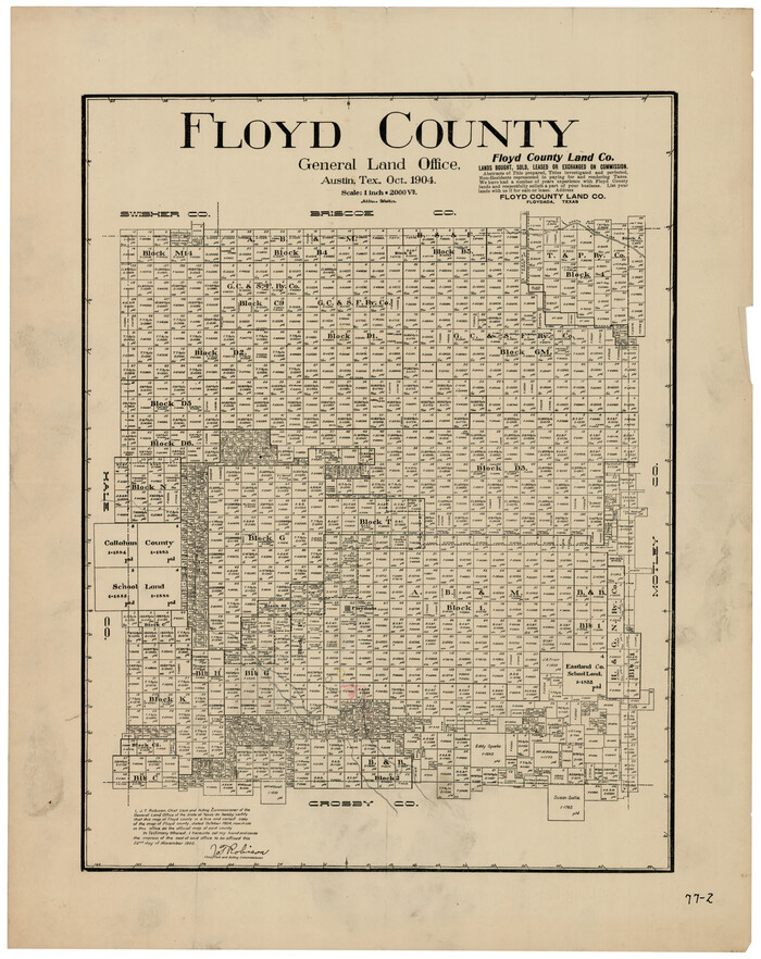 90843, Floyd County, Twichell Survey Records