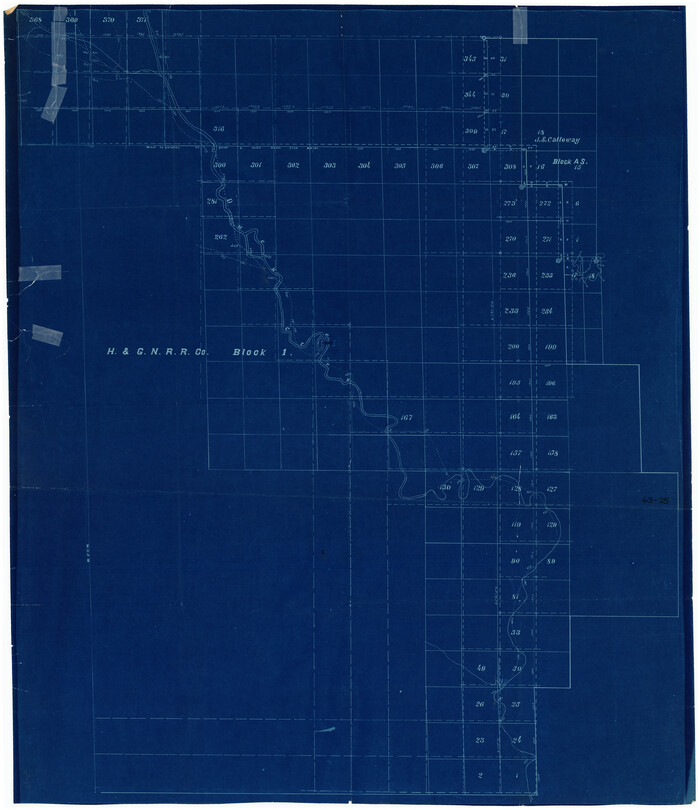 90888, [H. & G. N. RR. Co. Block 1], Twichell Survey Records