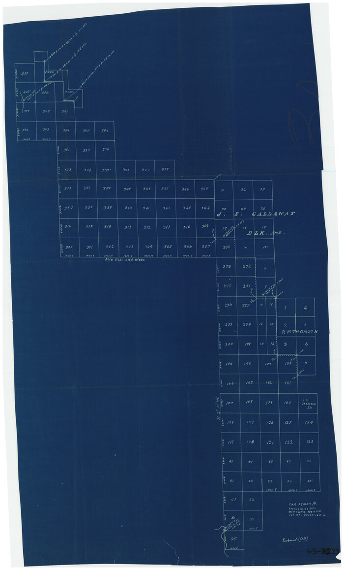 90889, [H. & G. N. RR. Co. Block 1], Twichell Survey Records