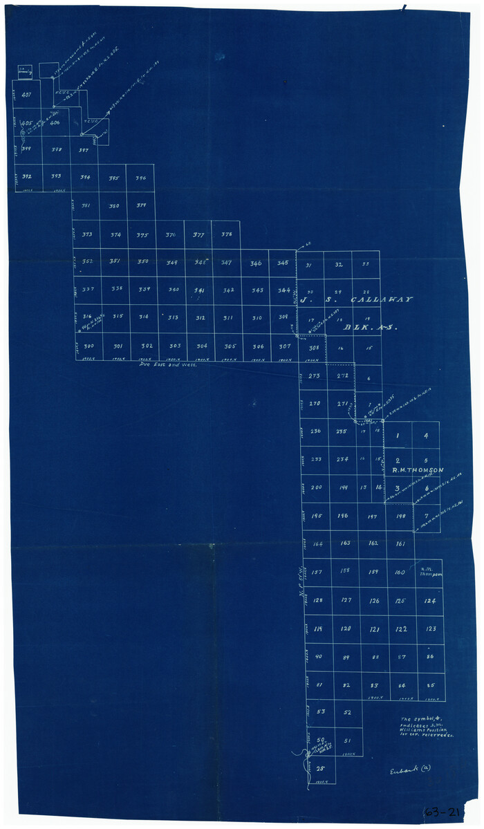 90890, [H. & G. N. RR. Co. Block 1], Twichell Survey Records