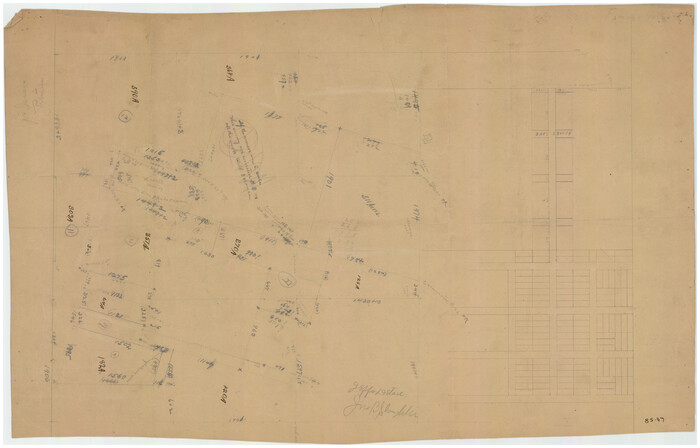 90921, [Southwest part of County], Twichell Survey Records