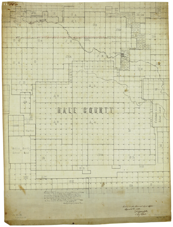 9094, Hale County Rolled Sketch 5, General Map Collection

