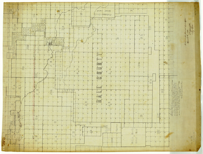 9094, Hale County Rolled Sketch 5, General Map Collection