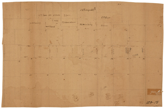 90954, [H. P. Fleming, J. E. Fitzgerald, J. R. Scott and surrounding surveys], Twichell Survey Records