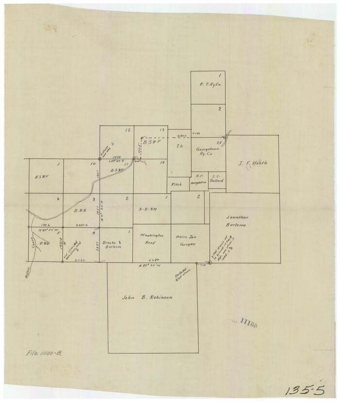 91040, [John B. Robinson and surrounding surveys], Twichell Survey Records