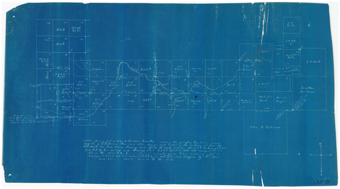 91042, [Block G, Jonathan Burleson Survey, and vicinity], Twichell Survey Records