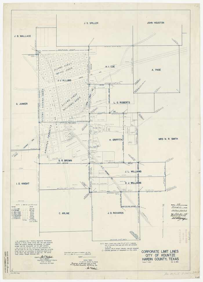 9108, Hardin County Rolled Sketch 14, General Map Collection
