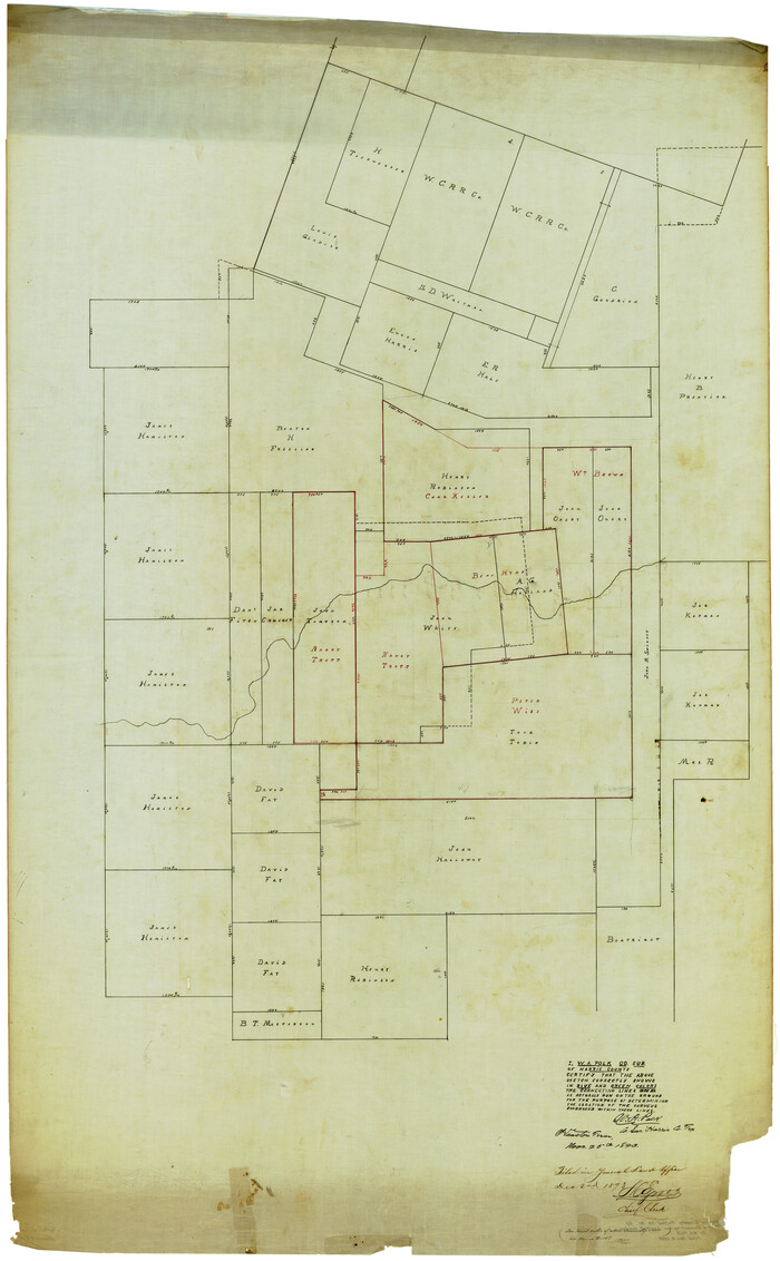 9111, Harris County Rolled Sketch 31, General Map Collection
