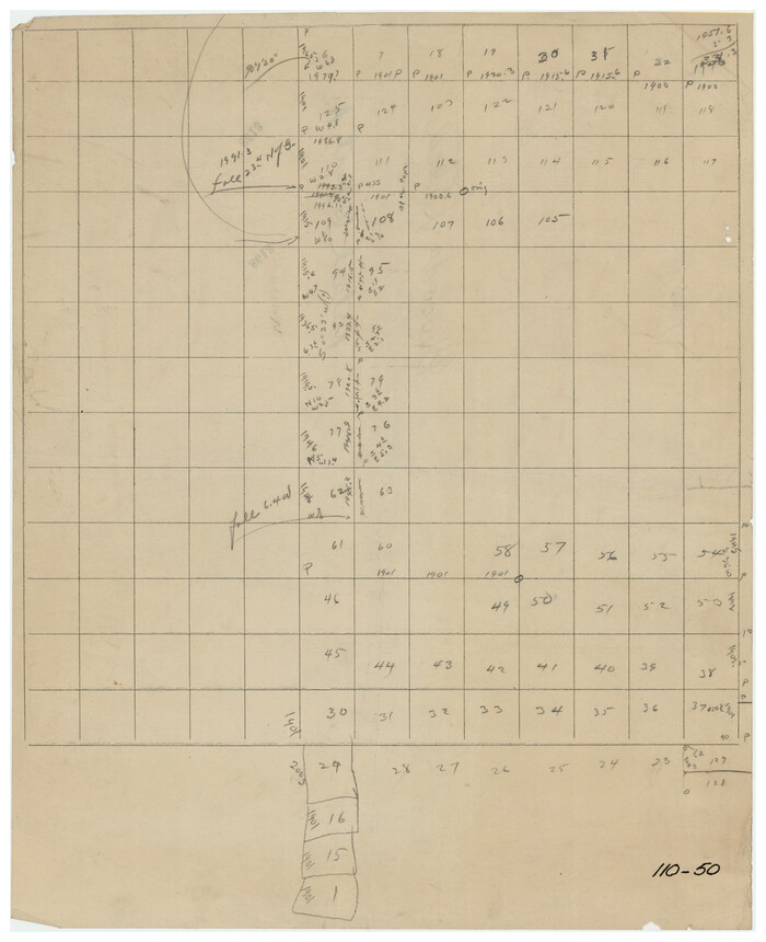 91122, [Portion of R. M. Thompson Blocks 1 and 2], Twichell Survey Records