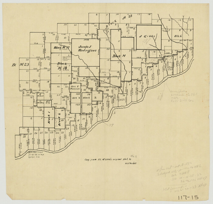 91141, [Blocks M-23, M-17, M-18, H, G, and vicinity], Twichell Survey Records