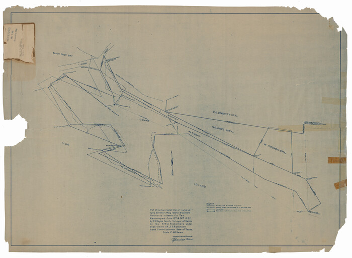 9117, Harris County Rolled Sketch HI, General Map Collection