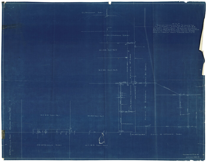 9118, Harris County Rolled Sketch P57, General Map Collection
