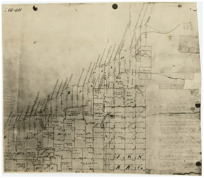 91180, [East Half of Hutchinson County South of the Canadian River], Twichell Survey Records