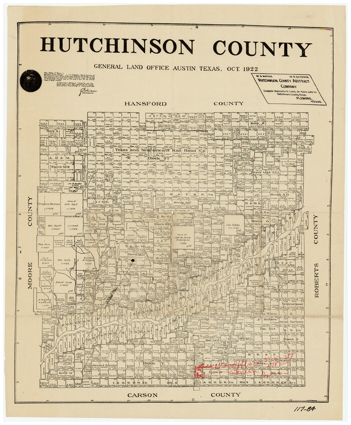 91183, Hutchinson County, Twichell Survey Records
