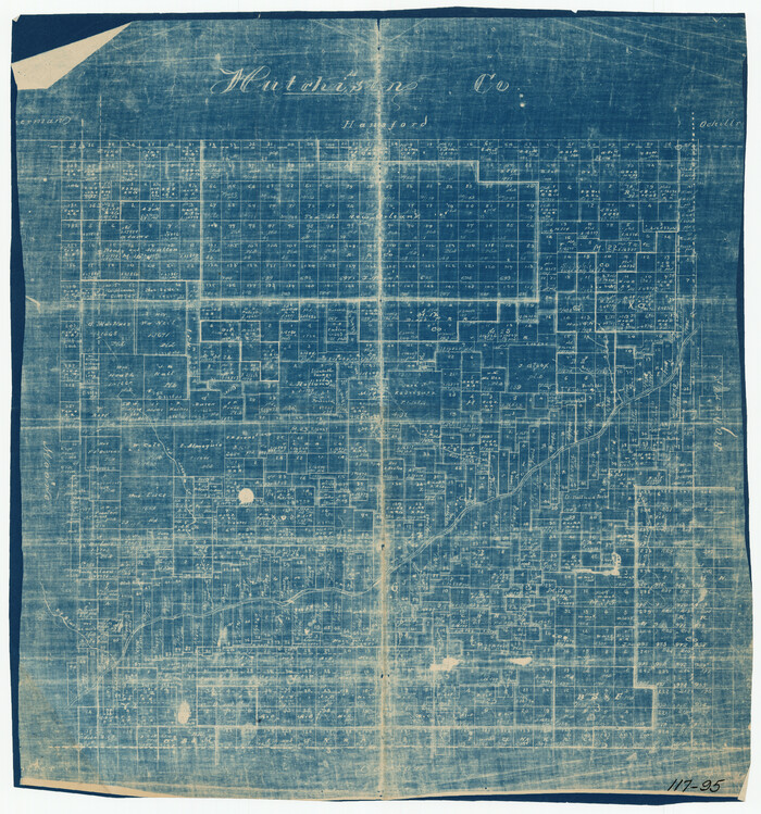91185, Hutchinson County Map, Twichell Survey Records