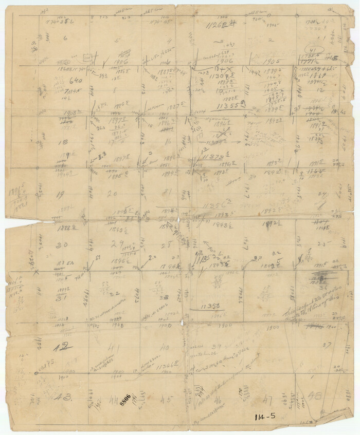 91207, [Township 3 North, Block 32], Twichell Survey Records