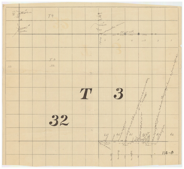 91210, [Township 3 North, Block 32], Twichell Survey Records