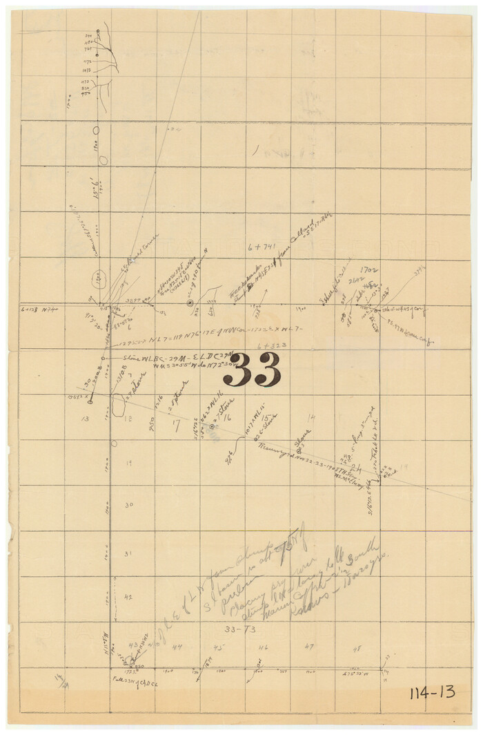 91215, [Township 3 North, Block 33], Twichell Survey Records
