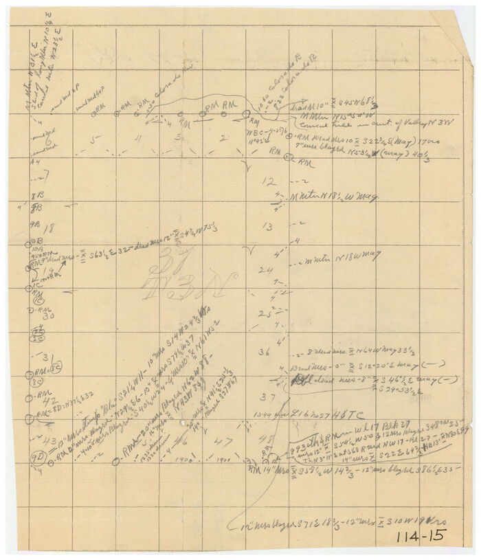 91217, [Township 3 North, Block 31], Twichell Survey Records