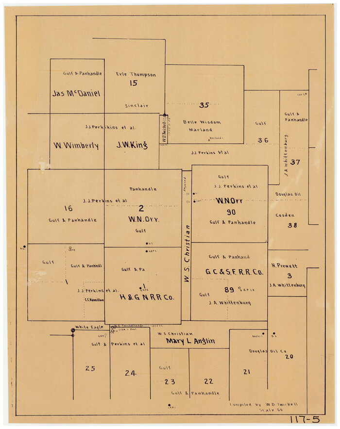 91232, [H. & G. N. RR. Company, Block 1 and Vicinity], Twichell Survey Records