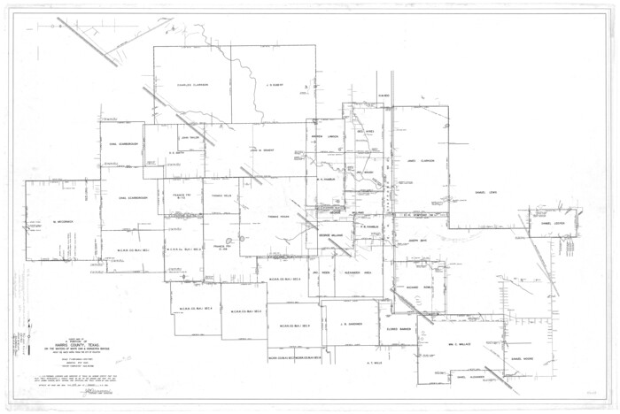 9124, Harris County Rolled Sketch W, General Map Collection
