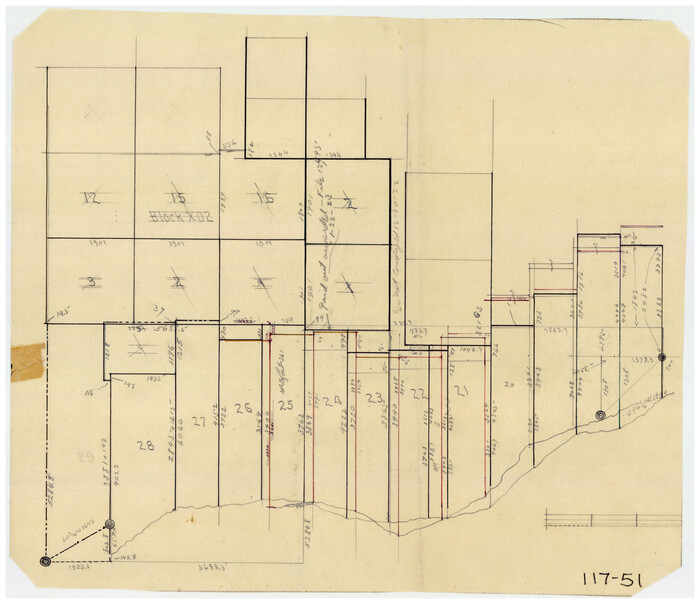 91249, [H. & T. C. RR. Company, Block 47, Sections 20- 28], Twichell Survey Records