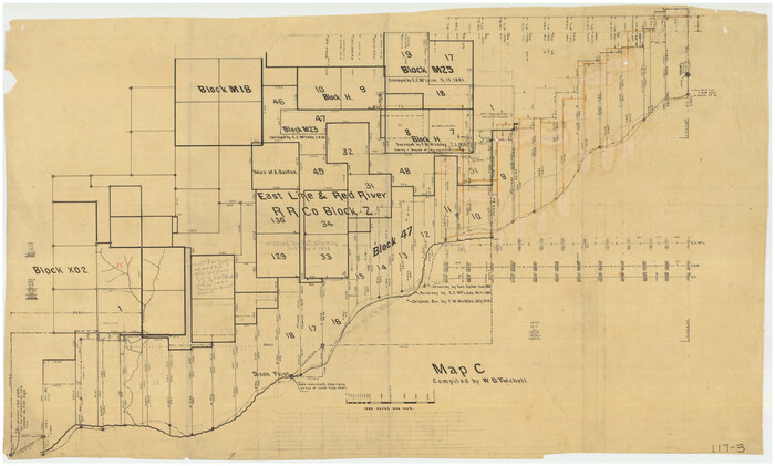 91258, [H. & T. C. RR. Company, Block 47, Map C], Twichell Survey Records