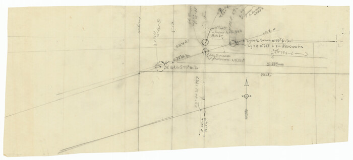 91281, [Worksheets related to the Wilson Strickland survey and vicinity], Twichell Survey Records