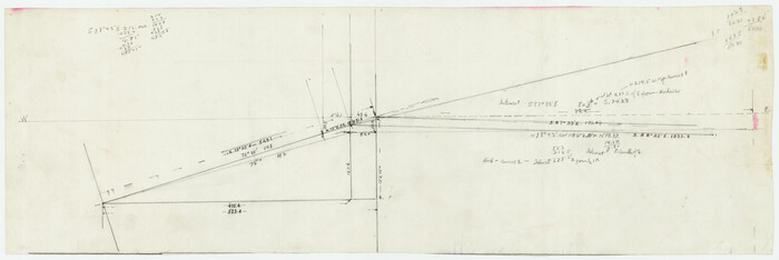 91283, [Worksheets related to the Wilson Strickland survey and vicinity], Twichell Survey Records