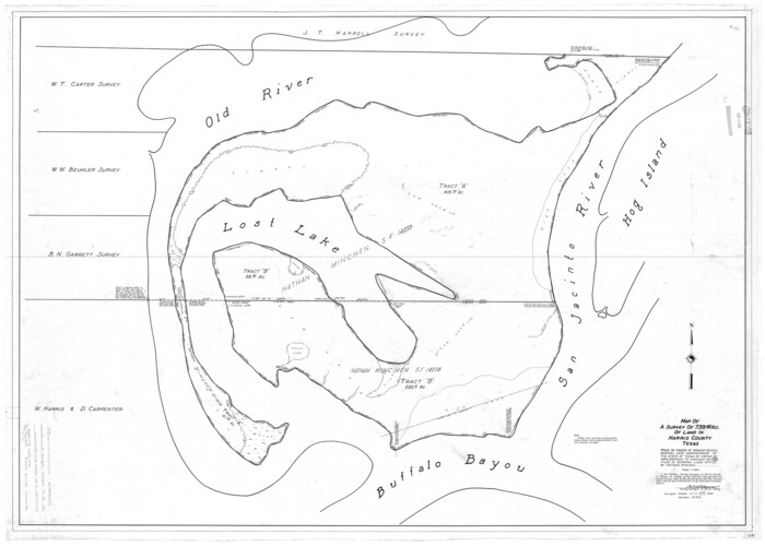 9129, Harris County Rolled Sketch 66, General Map Collection

