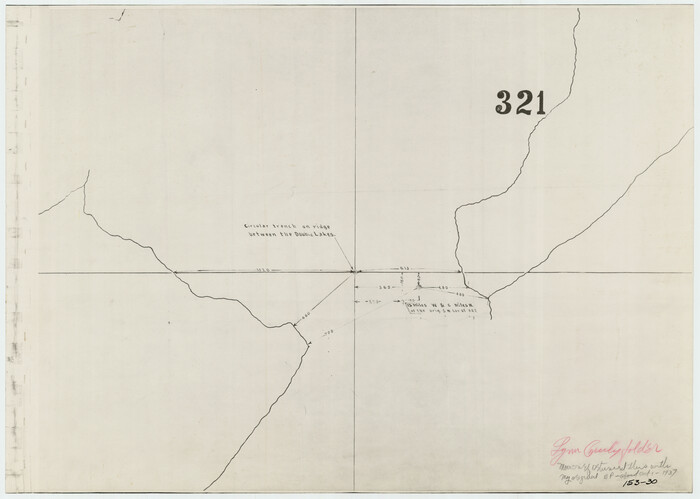 91299, [Survey 321, Double Lakes Area, Northwest of Tohoka], Twichell Survey Records