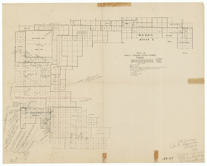 91300, Part of Garza, Crosby, Lynn, and Lubbock Counties, Twichell Survey Records