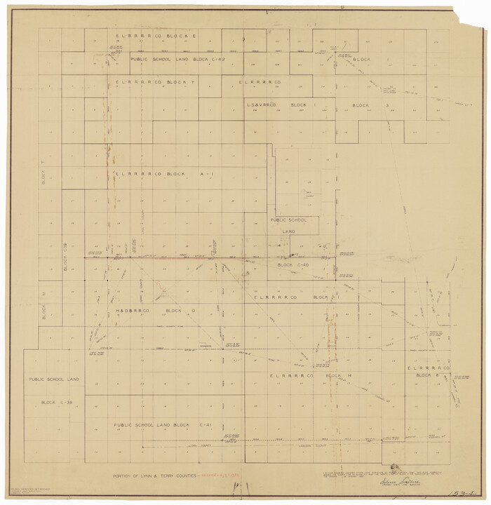 91305, [Southwest Portion of Lynn County, Southeast Portion of Terry County], Twichell Survey Records