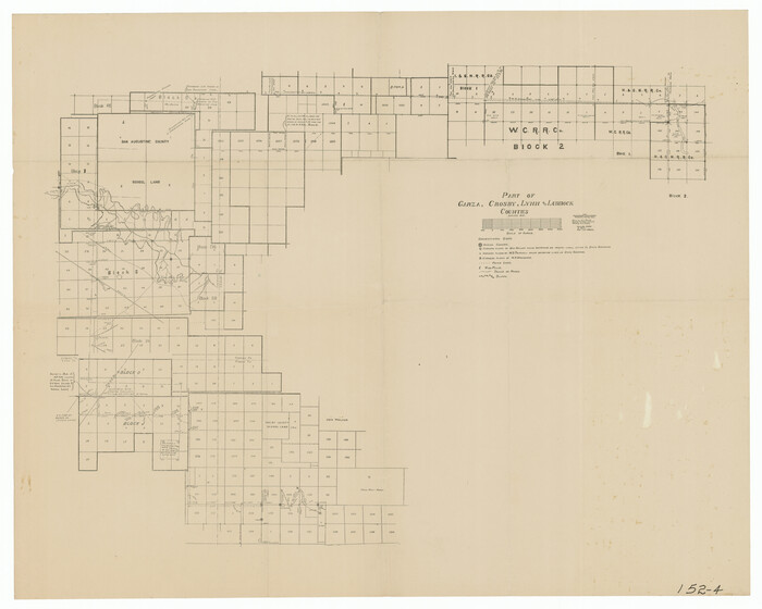 91312, Part of Garza, Crosby, Lynn, and Lubbock Counties, Twichell Survey Records