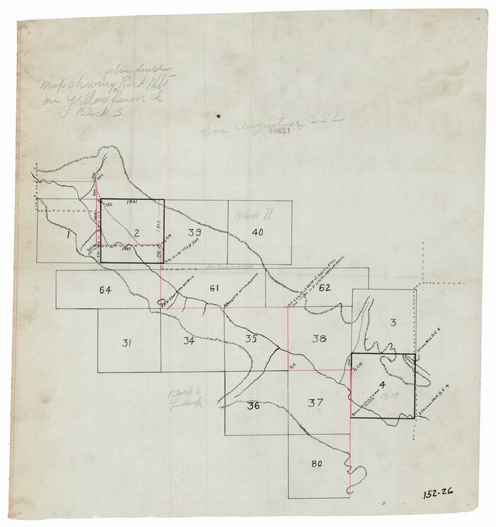 91321, [Lubbock County Block S and vicinity], Twichell Survey Records