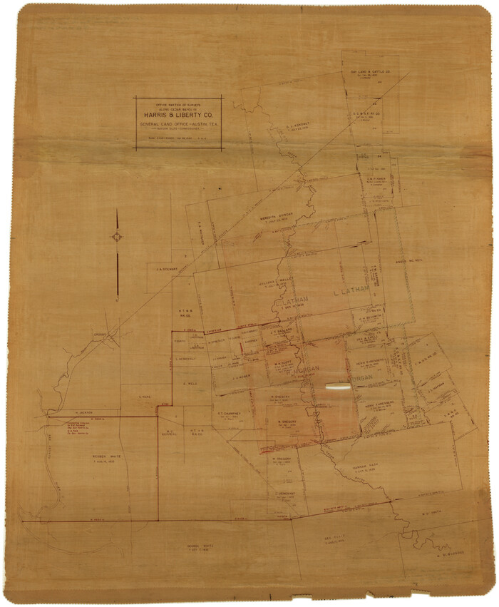 9133, Harris County Rolled Sketch 73, General Map Collection
