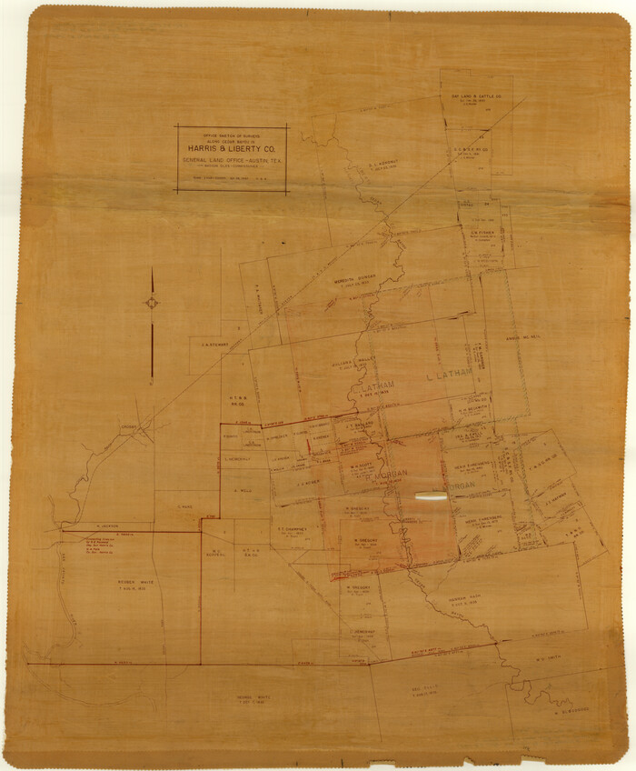 9133, Harris County Rolled Sketch 73, General Map Collection