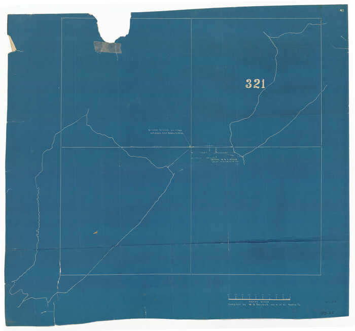 91347, [Survey 321, Double Lakes Area Northwest of Tohoka], Twichell Survey Records