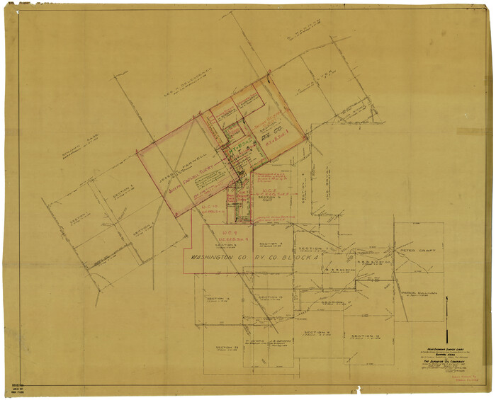 9136, Harris County Rolled Sketch 80A, General Map Collection