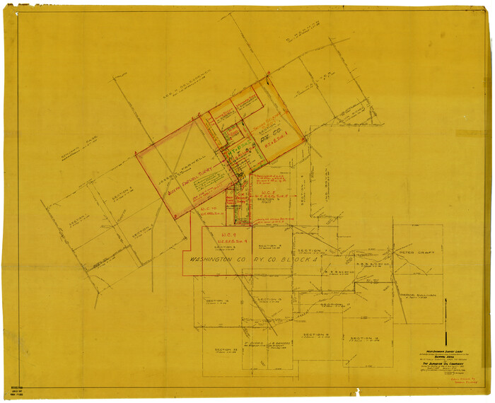 9136, Harris County Rolled Sketch 80A, General Map Collection