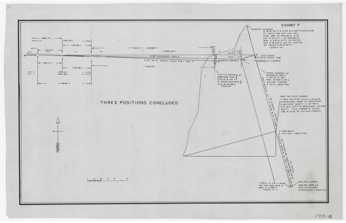 91371, [Three Positions Concluded, Exhibit F], Twichell Survey Records