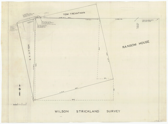 91378, [Wilson Strickland Survey], Twichell Survey Records